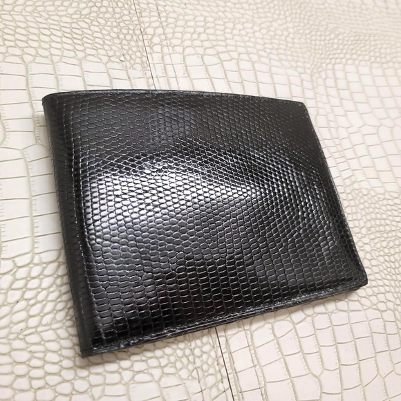 Super Supper  Rare Unused Vintage Exotic Skin Dunhill Bi-Fold Wallet - Picture 1 of 16